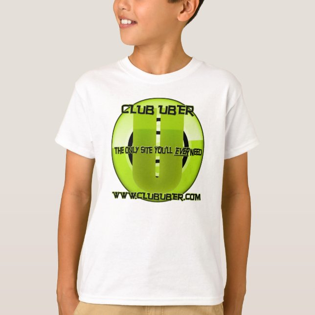 Camiseta llana de Uber del club (niños) (Anverso)