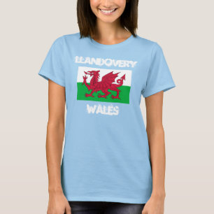 Camiseta Llandovery, Gales con bandera galesa