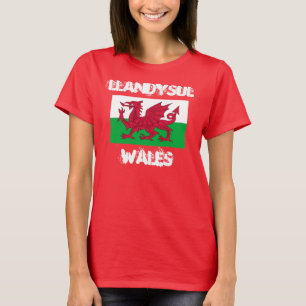 Camiseta Llandysul, Gales con bandera galesa