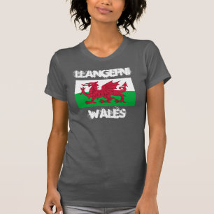 Camiseta Llangefni, Gales con bandera galesa