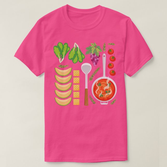 Camiseta Llanta plana de alimentos 1 (Diseño del anverso)