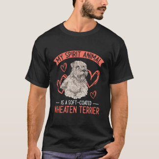Camiseta Llanto de trigo de espíritu de los animales blanda