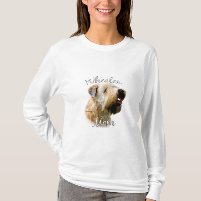 Camiseta Llanto suave llenado Terrier Mamá 2 (Anverso)