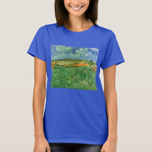 Camiseta Llanura cerca de Auvers de Vincent van Gogh