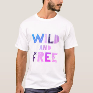 Camiseta Llanura De Cumpleaños Salvaje Y Gratuito Para Cele