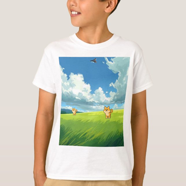 Camiseta Llanuras tranquilas (Anverso)
