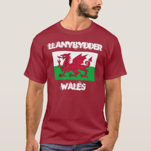 Camiseta Llanybydder, Gales con bandera galesa