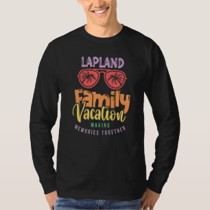 Camiseta Llapland Finlandia Equipo de compaginación de vaca