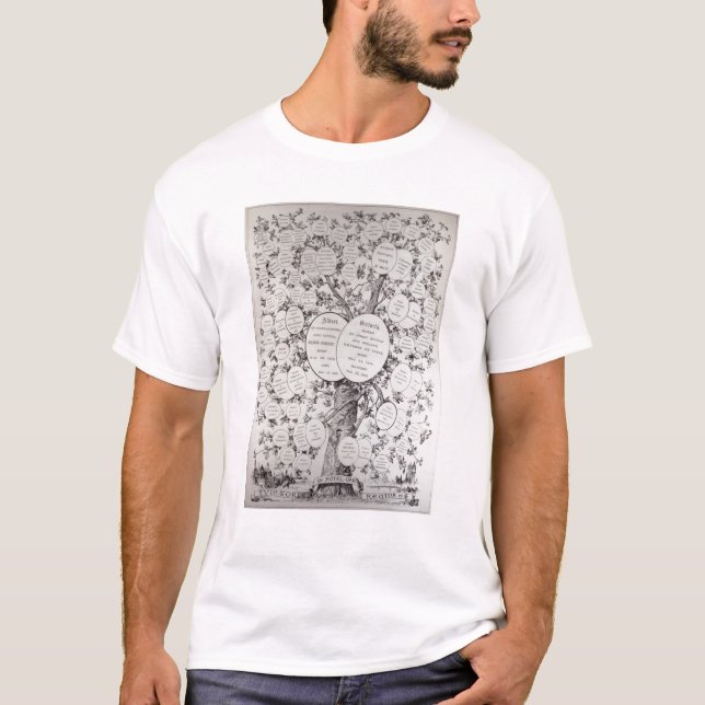 Camiseta Llave al árbol genealógico (Anverso)