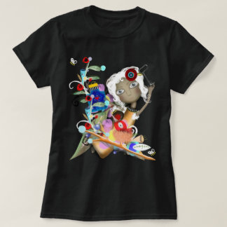 Camiseta llave botella botánica hojas mundo de tít