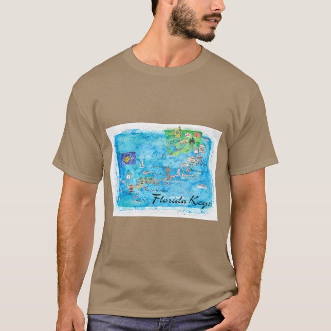 Camiseta Llave clave de la maratón occidental de Florida La (Anverso)