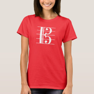 Camiseta Llave de Alto Blanco sobre Oscuro