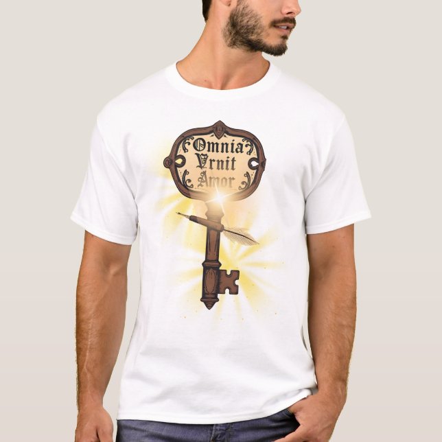 Camiseta "Llave de amor - Omnia Amor Tee. (Anverso)