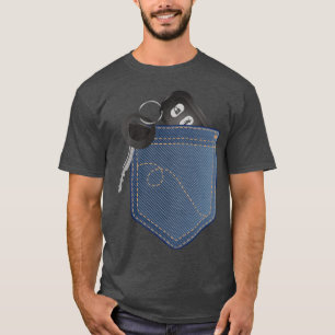 Camiseta Llave de coche con control remoto en tu bolsillo c