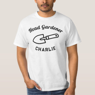 Camiseta Llave de jardinero jefe divertida personalizada co