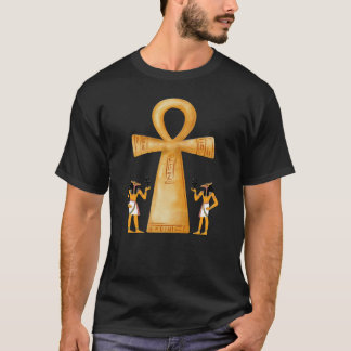 Camiseta Llave de la Vida Ankh en Jeroglífico