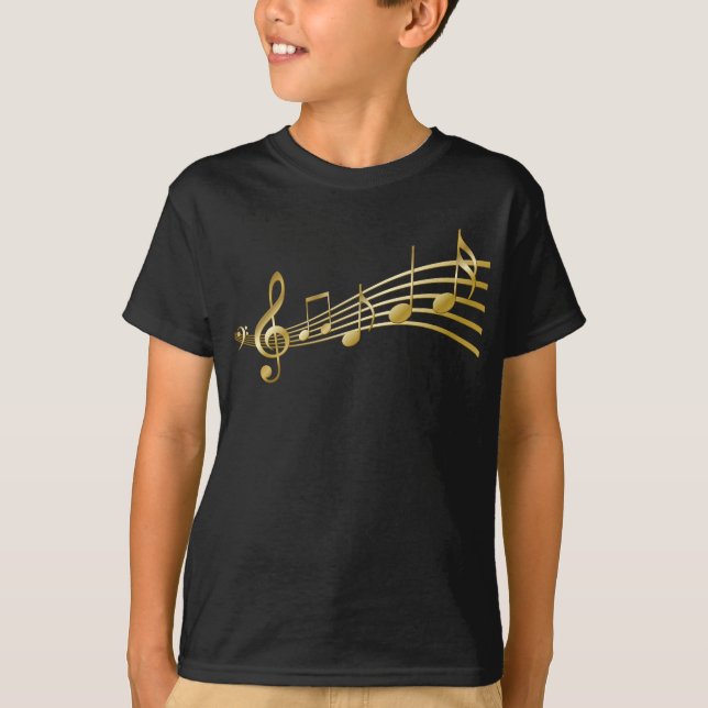 Camiseta Llave de oro del violín (Anverso)