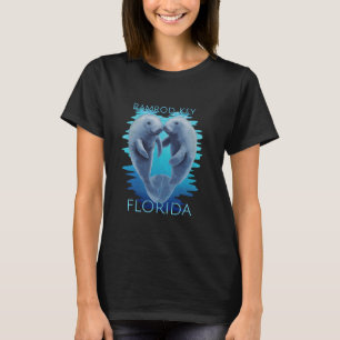 Camiseta Llave de Ramrod Vacaciones en Florida Manatíes Lin