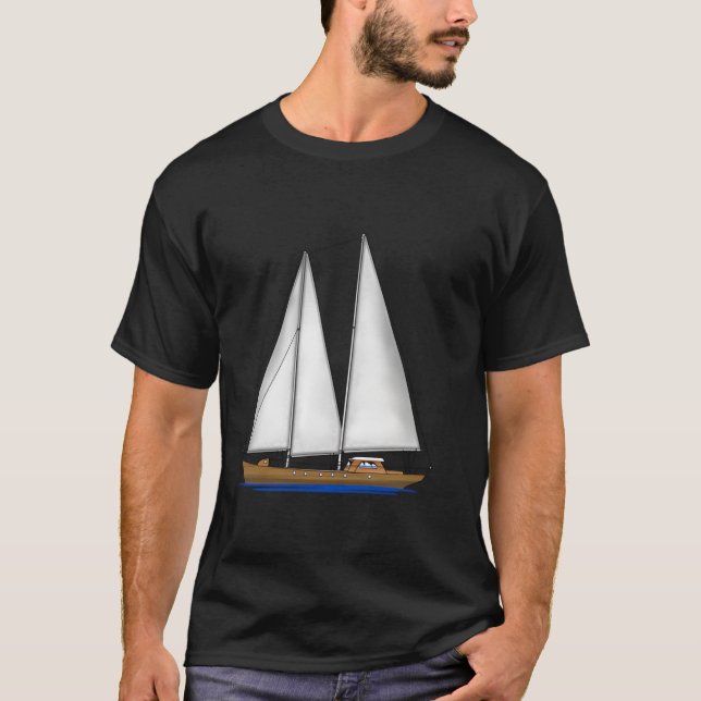 Camiseta Llave de vela Largo Florida Keys Beach 2-Side (Anverso)