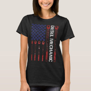 Camiseta Llave dinamométrica para mecánico diésel USA bande