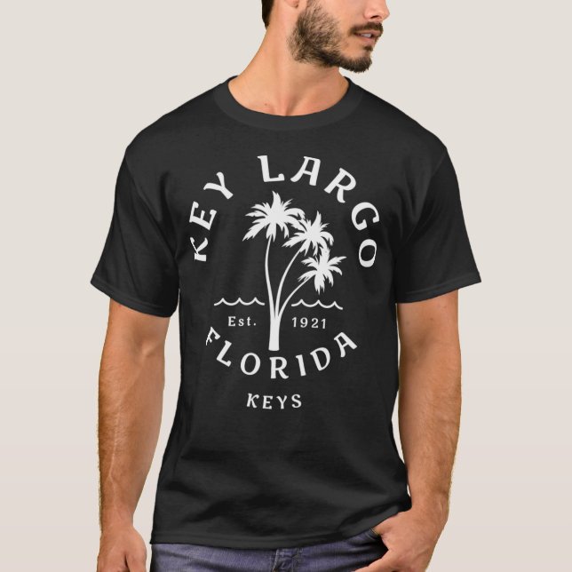 Camiseta Llave Guay retro Largo original árbol de palma de  (Anverso)