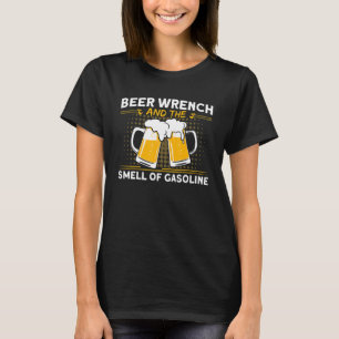 Camiseta Llave inglesa de cerveza para hombres Huelen a gas