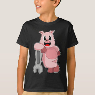 Camiseta Llave mecánica de cerdo