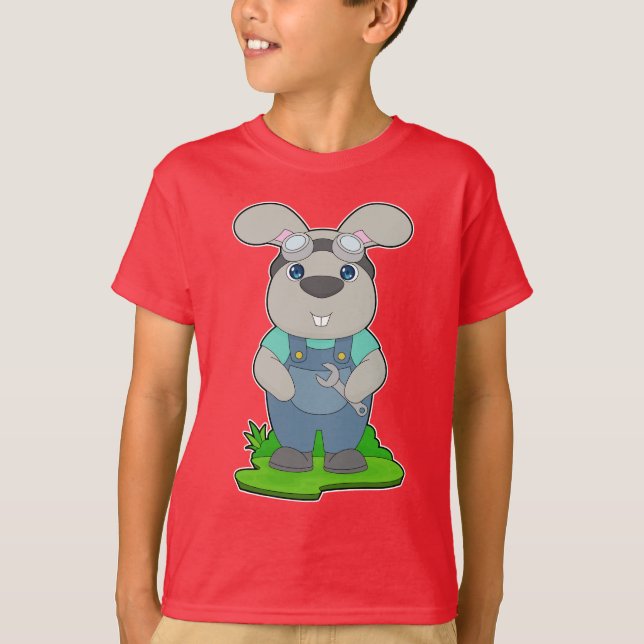 Camiseta Llave mecánica de conejo (Anverso)