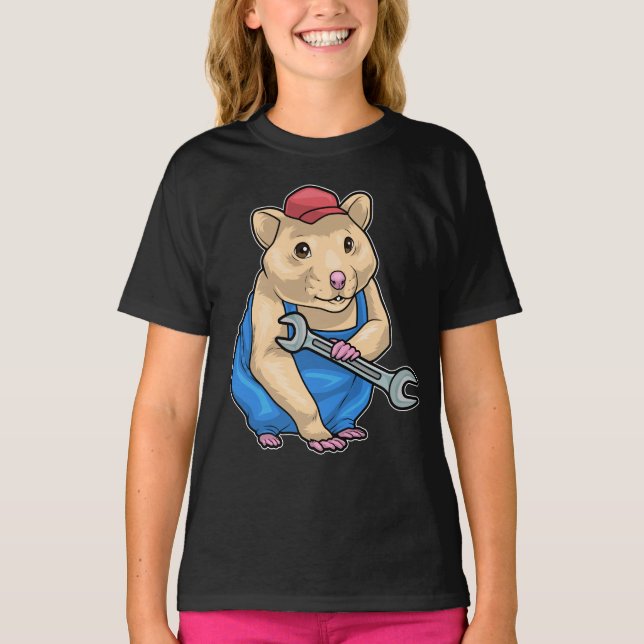 Camiseta Llave mecánica de Hamster (Anverso)