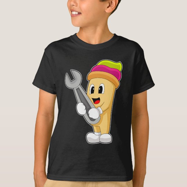 Camiseta Llave mecánica de helados (Anverso)