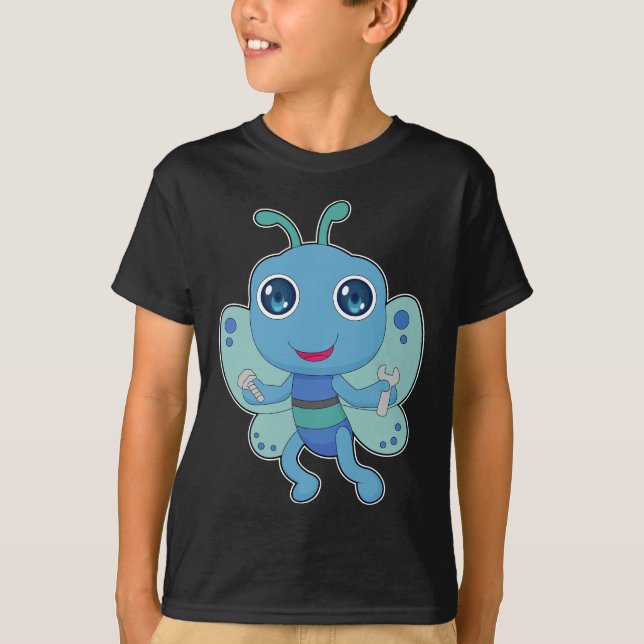 Camiseta Llave mecánica de mariposa (Anverso)
