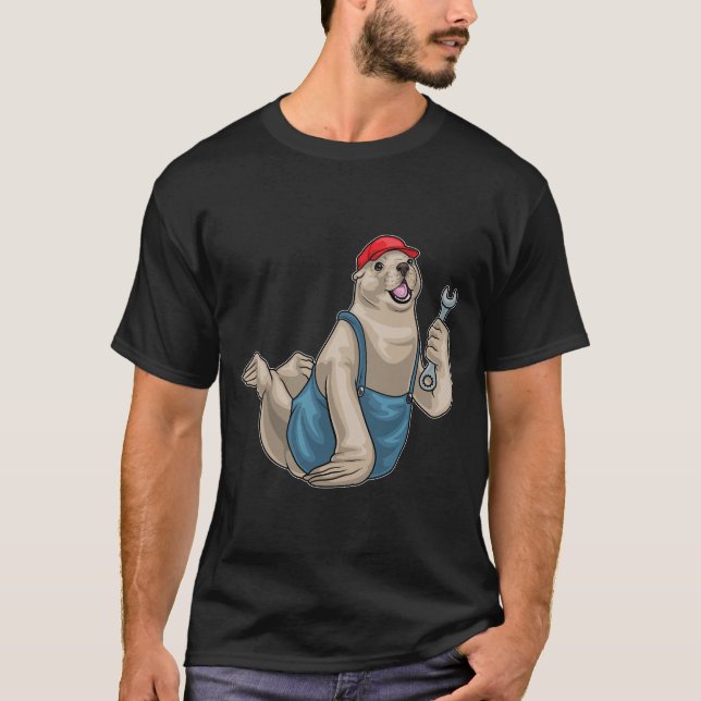 Camiseta Llave mecánica de sellos (Anverso)