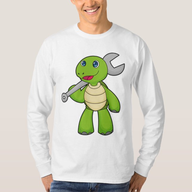 Camiseta Llave mecánica de tortugas (Anverso)