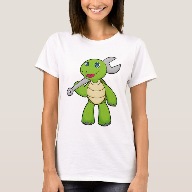 Camiseta Llave mecánica de tortugas (Anverso)