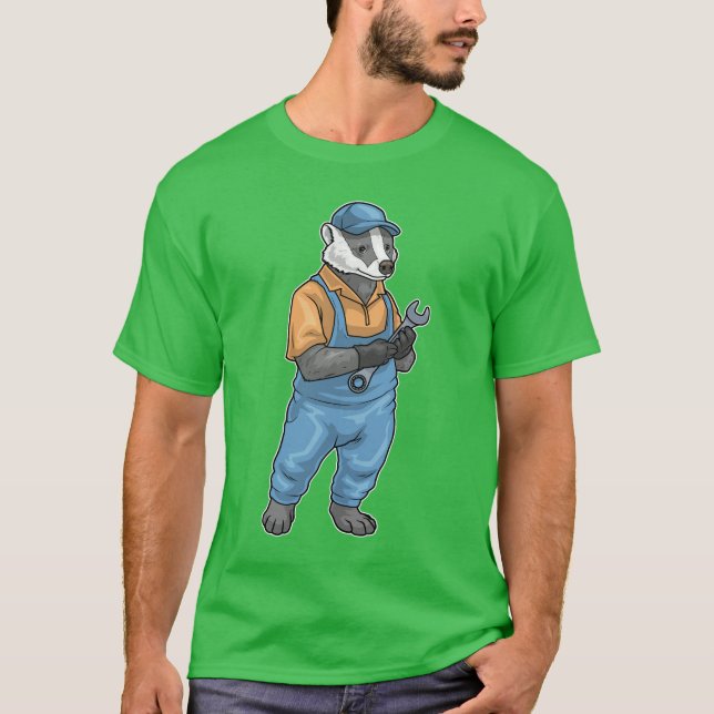 Camiseta Llave mecánica del dispositivo de Badger (Anverso)