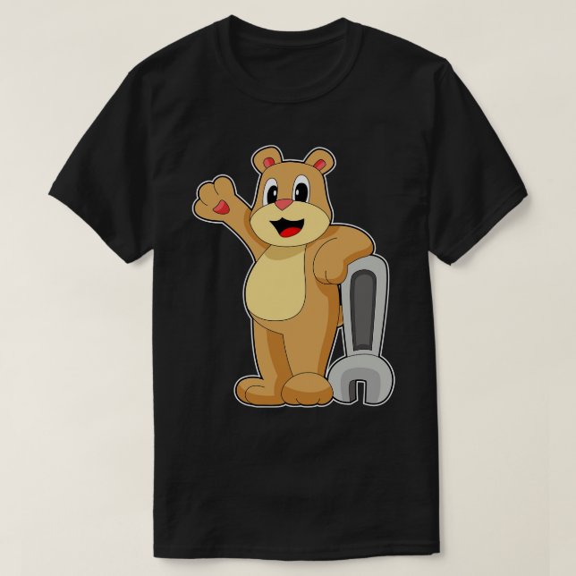 Camiseta Llave mecánica del oso (Diseño del anverso)