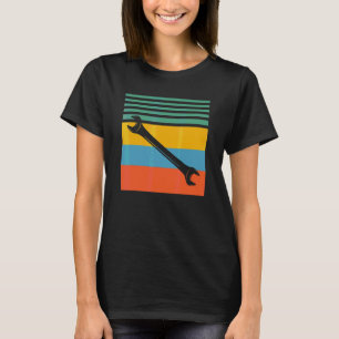 Camiseta Llave mecánica diseño retro