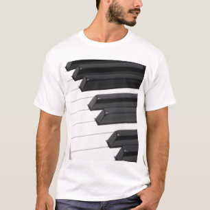 Camiseta Llaves de teclado del piano o del órgano