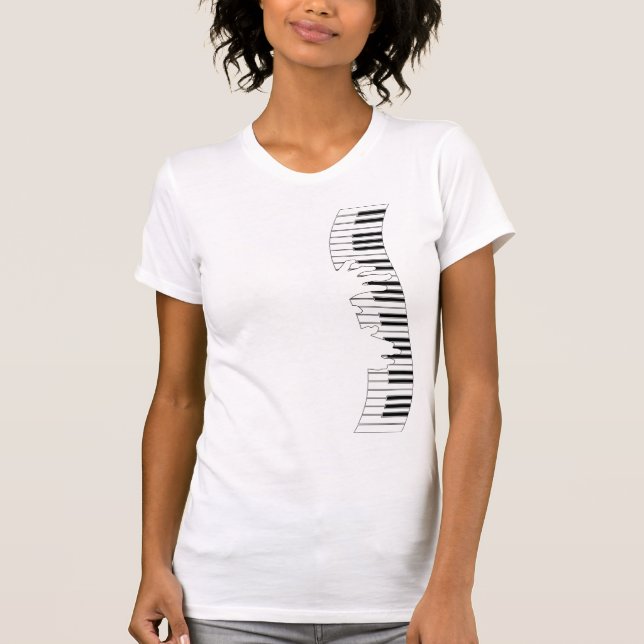 CAMISETA LLAVES DEL PIANO (Anverso)