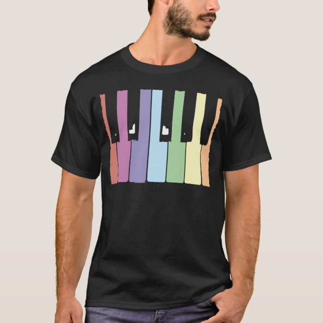 Camiseta Llaves del piano (Anverso)
