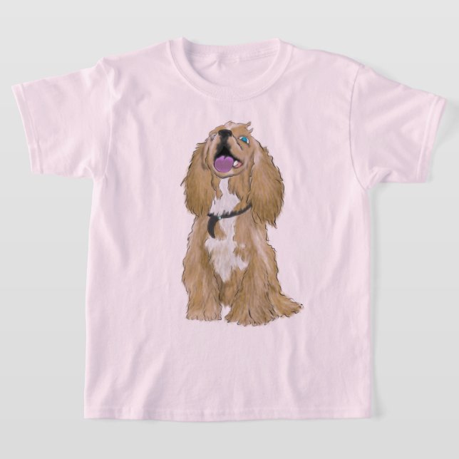Camiseta Llaves el cocker spaniel miniatura (Distribución)
