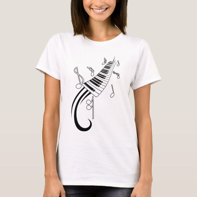 Camiseta Llaves musicales (Anverso)