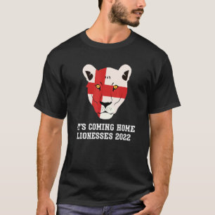 Camiseta Llega a casa liona hincha de fútbol de Inglaterra