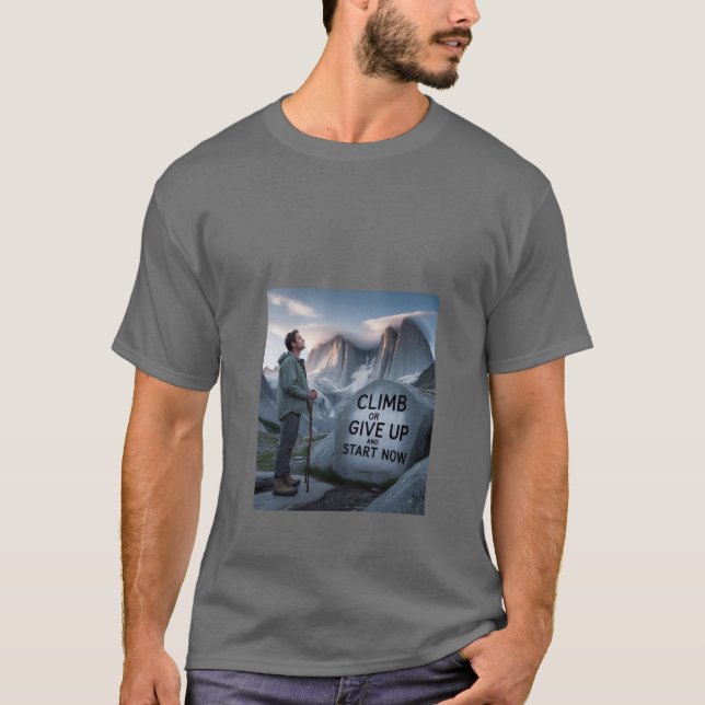 Camiseta - Llega a la cima (Anverso)