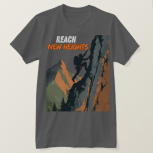 Camiseta Llega a nuevas alturas – Tributo al Día de Escalad