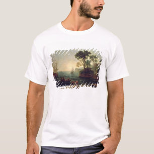 Camiseta Llegada de Aeneas en Italia, el amanecer del