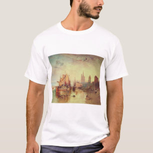 Camiseta Llegada de un barco de paquete por Joseph Turner