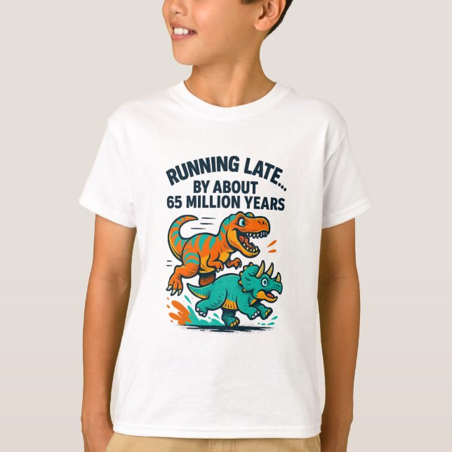 Camiseta Llegando Tarde (Anverso)