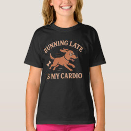 Camiseta Llegar Tarde Es Mi Cardio Perros Divertidos Amante