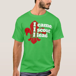 Camiseta LLEGUÉ A SCOUT YO LIDERO blanco